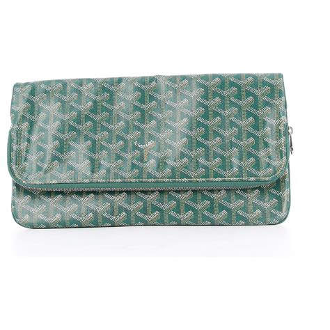 pochette goyard verte|Pochette Goyard Vert en Coton .